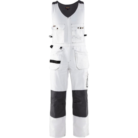 Blåkläder Amerikaanse Overall 25321210 | Wit/Donkergrijs | Maat C152 - 7330509755334