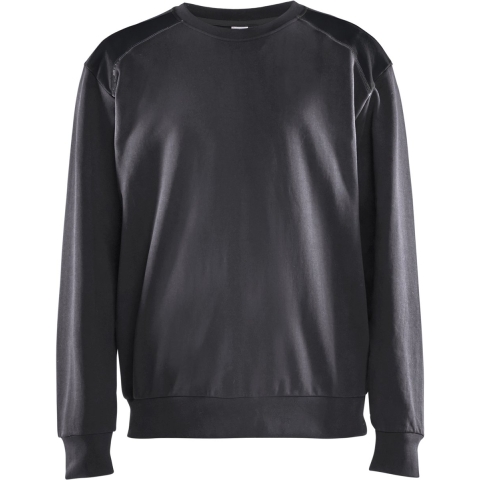 Blåkläder Sweatshirt bicolour 35801158 | Medium Grijs/Zwart | Maat XS - 7330509810507