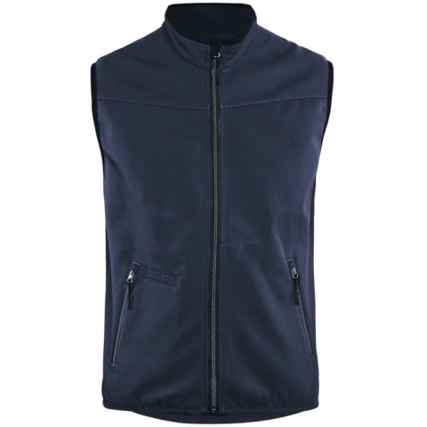 Blåkläder Softshell bodywarmer 38502516 | Donker marineblauw/Zwart | Maat 4XL - 7330509537657