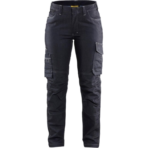 Blåkläder Dames Service werkbroek stretch 71401141 | Marineblauw | Maat 32 - 7330509684382