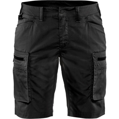 Blåkläder Dames Service Short met stretch 71491845 | Zwart | Maat 30 - 7330509535547