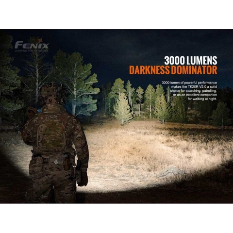Fenix Light TK20R V2.0 Zaklamp werkt op een accu LED 3000 lm 204 g