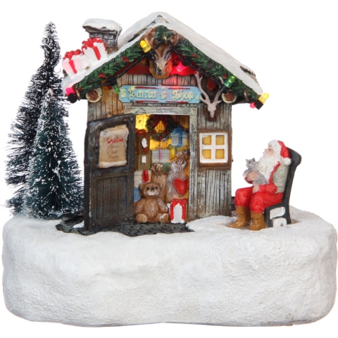 Kerstmanwinkel 16,5x12x13,5 cm - Luville