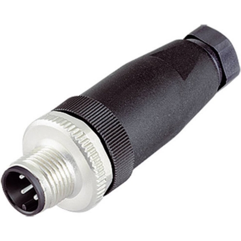 binder 99-0525-14-04 Sensor/actuator connector, niet geassembleerd M12 Aantal polen (sensoren): 4 Stekker, recht 1 stuk(s)