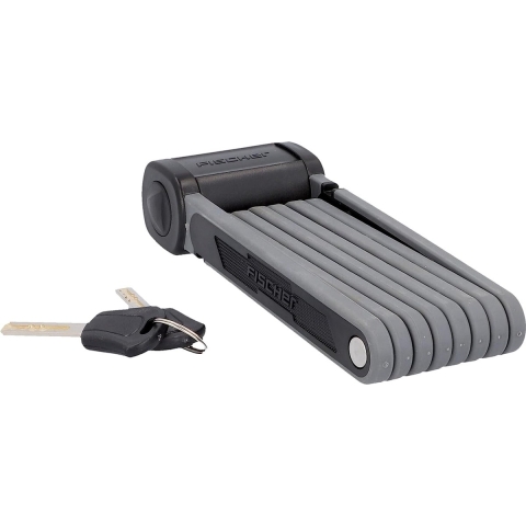 FISCHER FAHRRAD Soft-Touch PROTEC FKS110 Vouwslot Zwart Sleutelslot