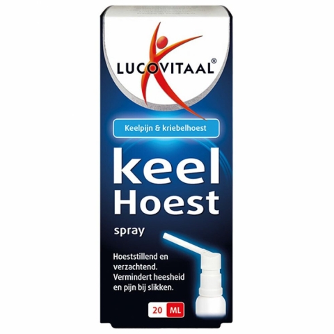 3x Lucovitaal Hoest en Keelspray 20 ml