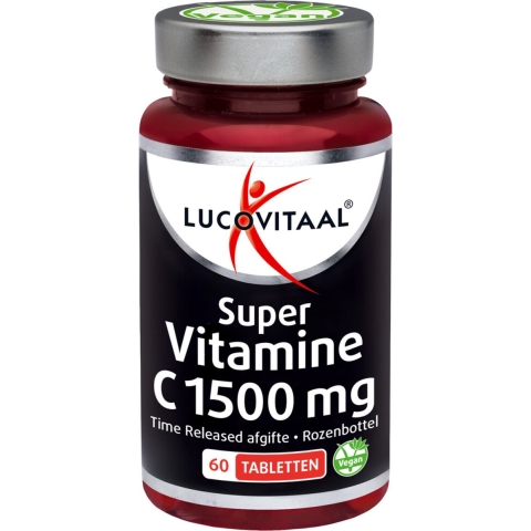 Gratis Verzending: 2x Lucovitaal Super Vitamine C1500 Time Released 60 tabletten