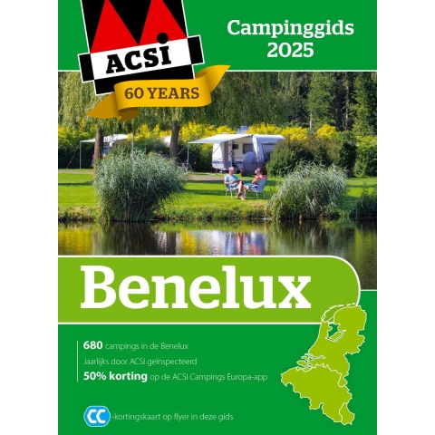 ACSI Campinggids Benelux 2025 (Paperback)