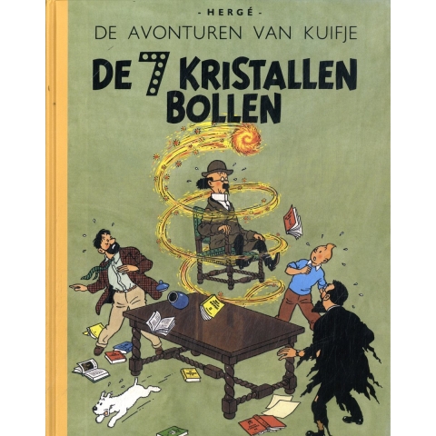 Kuifje en de 7 kristallen bollen (Hardback)