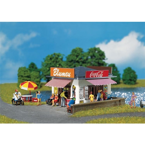 Faller 130212 H0 Kiosk met verkoopartikelen Bouwpakket