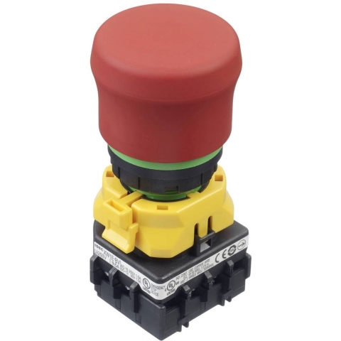 Idec LBW6L-M1T64Y LBW6L-M1T64Y Verlichte druktoets 250 V, 125 V, 30 V 5 A 2x uit/(aan) Moment (Ø) 22 mm IP65 1 stuk(s)