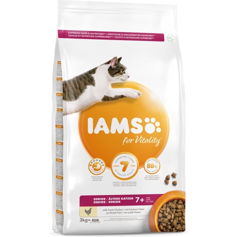 Iams Kat Senior Kip 3 kg