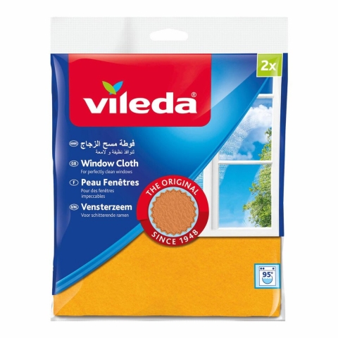3x Vileda Vensterzeem +30% Microfibre 2 Stuks