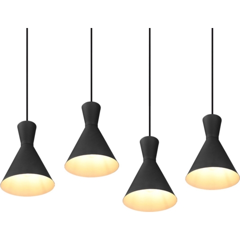 Trio Enzo - Hanglamp - Zwart