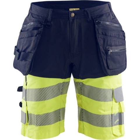 Blåkläder High-Vis short 15961811 | Marine/High Vis Geel | Maat 60 - 7330509787175