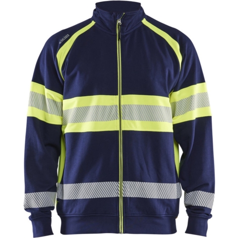 Blåkläder High-Vis sweater 35511158 | Marine/High-Vis Geel | Maat S - 7330509838624