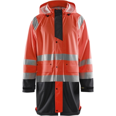 Blåkläder Regenjas High-Vis LEVEL 1 43242000 | High-Vis Rood/Zwart | Maat XXL - 7330509571231