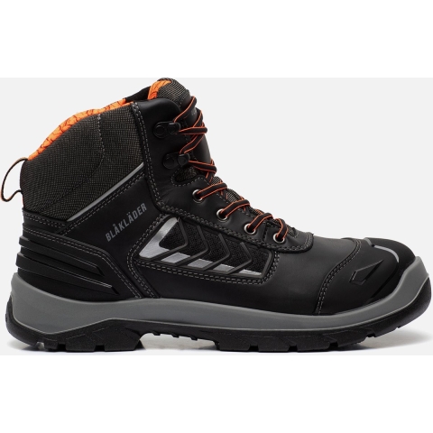 Blåkläder Veiligheidsschoen 2452 S3 Hoog | Zwart/Oranje | Maat 40 - 00.183.006.40