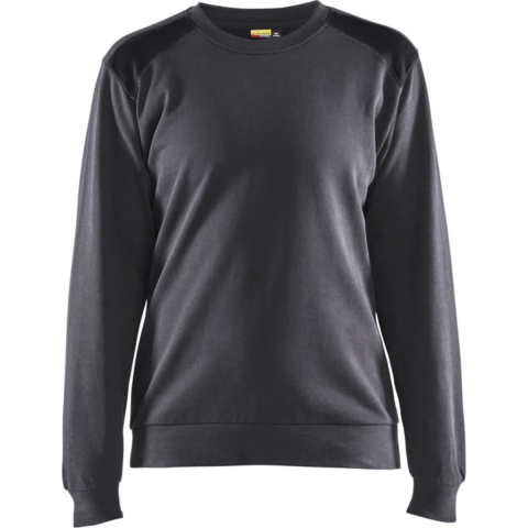 Blåkläder Sweatshirt bicolour Dames 34081158 | Medium Grijs/Zwart | Maat XL - 7330509814611
