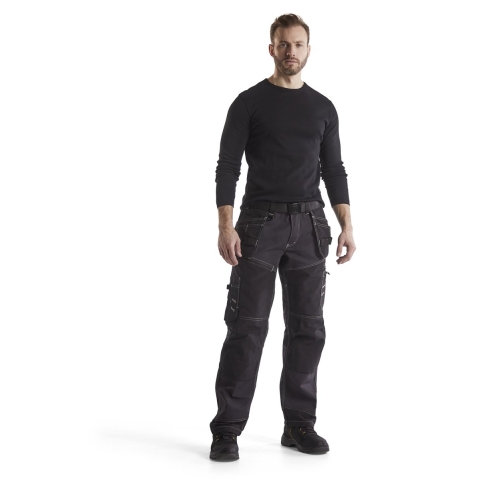 Blåkläder Werkbroek X1500 15001140 | Marineblauw/Zwart | Maat 44 - 7330509367575