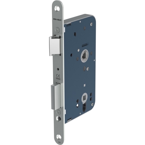ASSA ABLOY 2486 Toilet/badkamerdeurslot | DM50mm | WC72mm | krukgat 8mm | voorplaat staal gelakt 20x235mm afgerond | DR 1+3/2+4 - 7962049