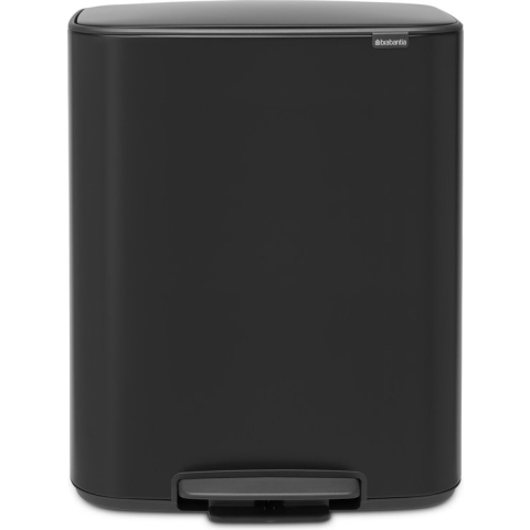 Brabantia Bo Prullenbak - 60 liter - Matt Black