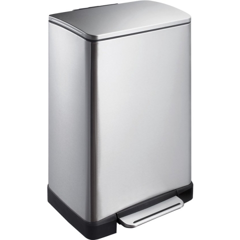 EKO E-cube Prullenbak - 40 l - Mat RVS