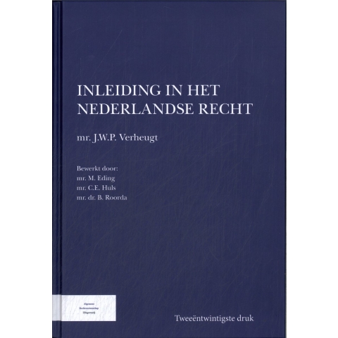 Inleiding in het Nederlandse recht (Hardback)