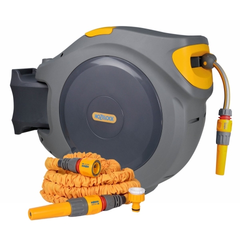 Hozelock Auto Reel 40 meter + Superhoze uitrekbare slang 7,5 meter