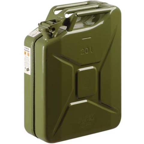 GELG Jerrican Koolwaterstof 20 L, Kaki Groen