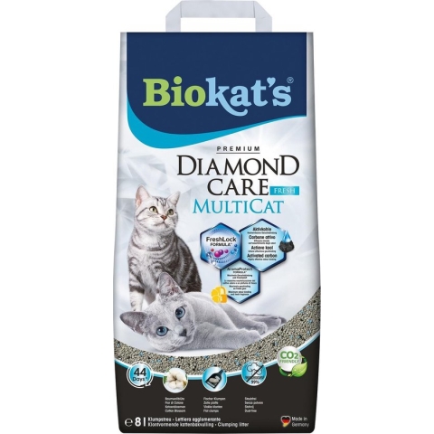 Biokat's Diamond Care Multicat - Kattenbakvulling - 8 l
