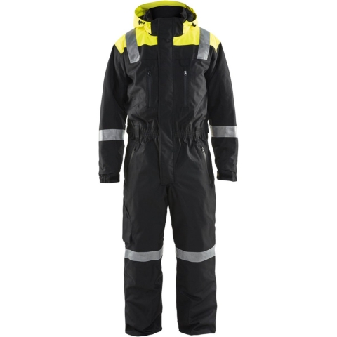 Blåkläder Winteroverall 67871977 | Zwart/High-Vis Geel | Maat 60 - 7330509423851