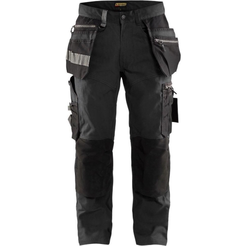 Blåkläder Werkbroek met stretch 15901343 | Donkergrijs/Zwart | Maat 44 - 7330509667187