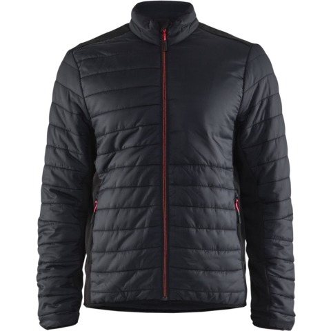 Blåkläder Warm Gevoerd Vest 4710 | Zwart/Rood | Maat XS - 7330509852187
