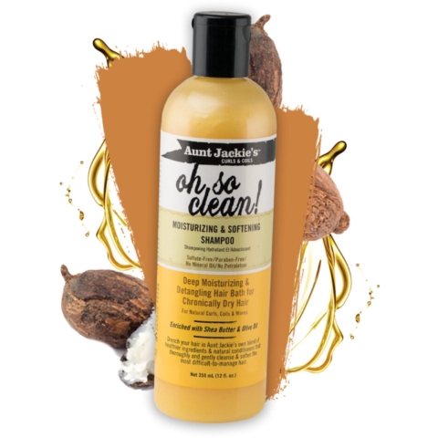 3x Aunt Jackie's Oh So Clean Shampoo 355 ml