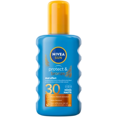 6x Nivea Sun Protect&Bronze Zonnespray SPF 30 200 ml