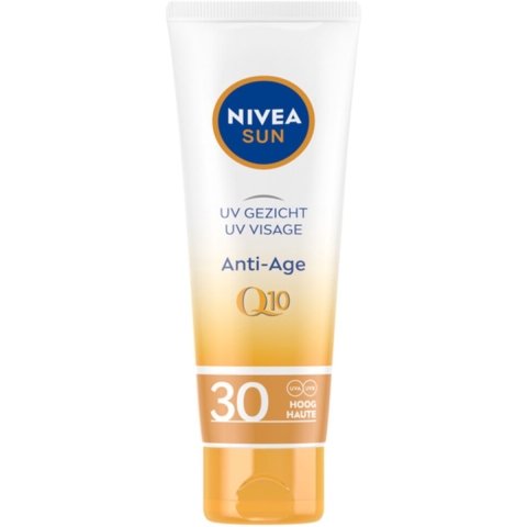 6x Nivea Sun Anti-Age Q10 Zonnecrème Gezicht SPF 30 50 ml