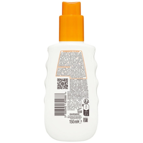 6x Garnier Ambre Solaire Hydra 24 Protect Zonnebrandspray SPF 50 150 ml