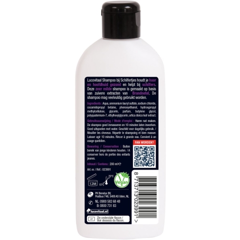 2x Lucovitaal Shampoo bij Schilfertjes 200 ml