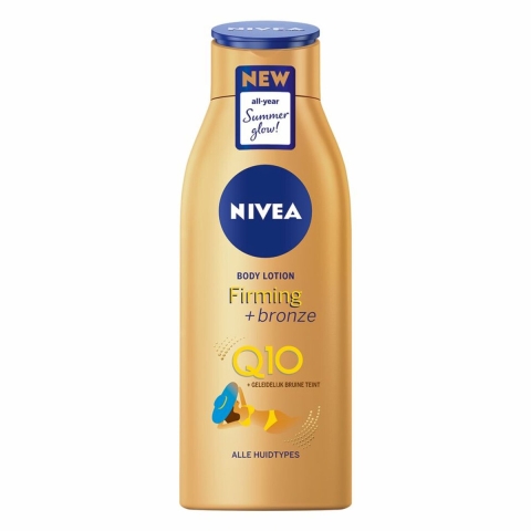 3x Nivea Bodylotion Firming + Bronze Q10 400 ml