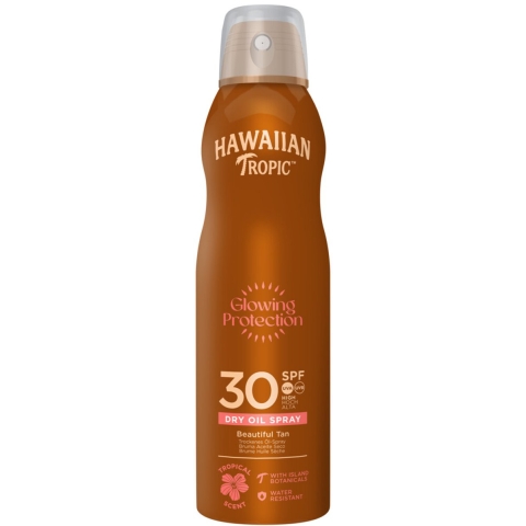 6x Hawaiian Tropic Zonneolie Spray Protective Coconut&Mango SPF 30 180 ml