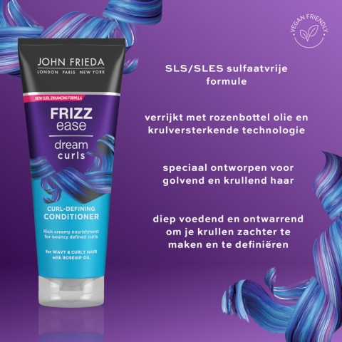6x John Frieda Frizz Ease Dream Curls Conditioner Mini 75 ml
