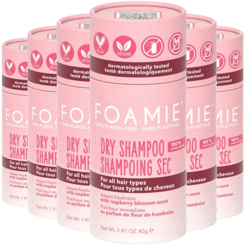 6x Foamie Droogshampoo Berry Fresh 40 gr