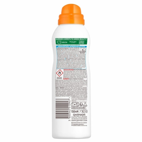 3x Garnier Ambre Solaire Sensitive Expert+ Kids Zonnebrandspray Mist SPF 50+ 150 ml