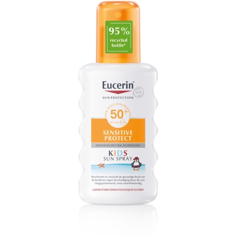 2x Eucerin Sun Sensitive Protect Kids Sun Spray SPF 50+ 200 ml