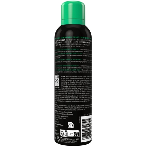 6x Wilkinson Sensitive Shave Foam 200 ml