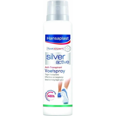 12x Hansaplast Silver Active Deo 150 ml