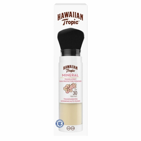 2x Hawaiian Tropic Mineral Powder Brush SPF 30 4,25 gr