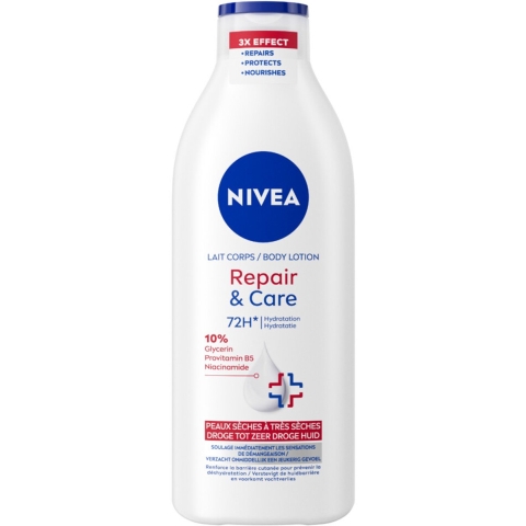3x Nivea Bodylotion Repair&Care 400 ml