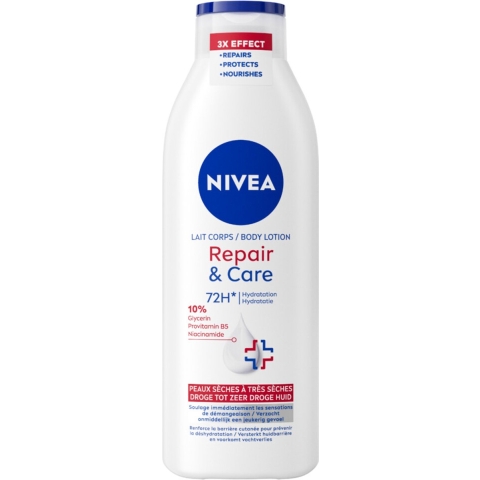 12x Nivea Bodylotion Repair&Care 250 ml